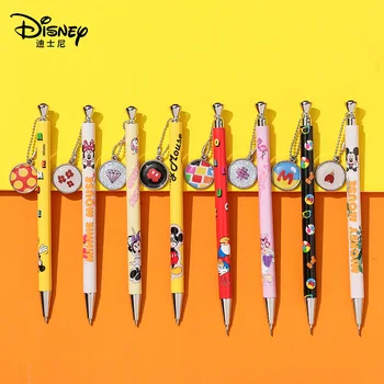 Disney Congelados Pato Donald Estudante Papelaria Bonito do Minnie do Mickey de Mecânicos de Lápis + Caneta Esferográfica Conjunto de Presentes para Meninos e Meninas