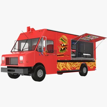 Elétricas móveis de vans de Comida Fast Food Reboque com Cozinha Completa pequeno-Almoço de Venda automática de snacks Carrinhos para Venda EUA