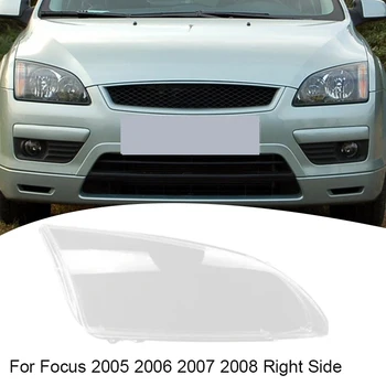 Farol Dianteiro do carro de Lente Clara Cobrir o Abajur do Shell de Cobertura para Ford Focus 2005 2006 2007 2008