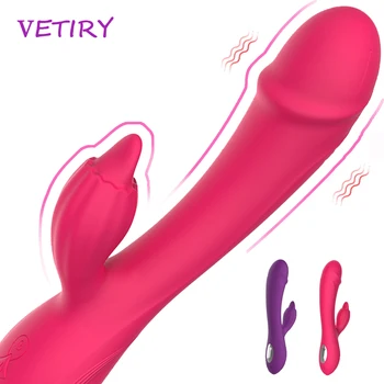 G Spot-Vibrador Coelho Vibradores Bater De Vibração Da Vagina Massageador Feminino Masturbador Estimulador De Clitóris Brinquedos Sexuais Para As Mulheres