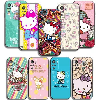 Hello Kitty 2022 Casos de Telefone Para Xiaomi Redmi Nota 10 10 Pro 10S 10 5G Funda Tampa Traseira Coque