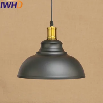 IWHD Vintage Retro Lâmpada Loft Industrial Luzes de Suspensão Quarto Restaurante de Ferro Pingente de Lâmpadas, dispositivos Elétricos de Iluminação Interior Lamparas