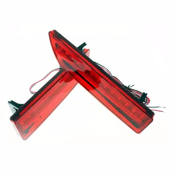 LED Vermelho pára-choques Traseiro Refletor de Luz para 2009 Honda CRV Nevoeiro Estacionamento de Advertência de Freio Lâmpada de Cauda