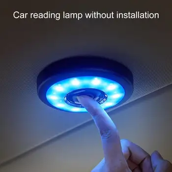 Luz de leitura LED Recarregável ABS sem Fio de Teto, Estacionamento Tronco Lâmpada para Auto