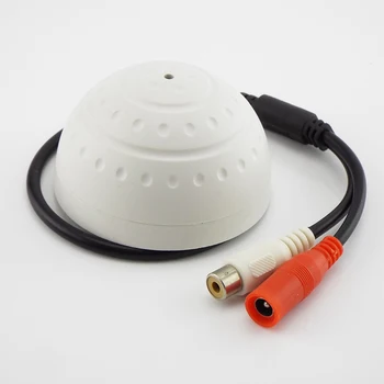 Microfone CFTV Golfe Forma de Captação de áudio de Dispositivos de Alta Sensibilidade DC 12V Monitoramento de audição de som inicial do dispositivo de câmera de vídeo L19