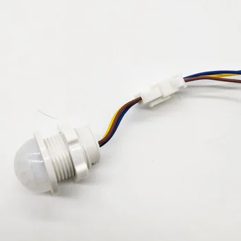 Mini Closet Sensor de PIR Detector de Smart Switch 110V DIODO emissor de luz 265V PIR Sensor de Movimento Infravermelho de Detecção Automática do Sensor Interruptor de Luz