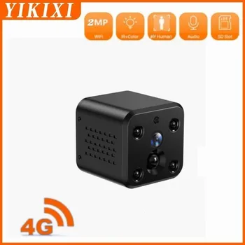 Mini HD 4G do IP do Wifi da Câmera Com Bateria 3000mAh de gravação de Vídeo Visão Noturna IR de Vigilância de Segurança CFTV Micro Câmera de vídeo IP Cam