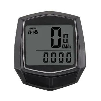 Moto Impermeável Computador Com indicação Digital do LCD de Bicicleta Hodômetro Velocímetro de Bicicleta com Fio Cronómetro Acessórios de Equitação