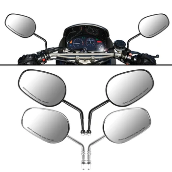 Moto Retrovisores Refletor Espelhos Laterais Reversa de Peças de Moto Acessórios Para Sportster XL883 XL1200 XL 883 1200