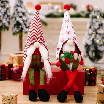 Natal Sem Rosto De Boneca Pernas Penduradas Decorações De Natal Para A Casa Cristmas Enfeite De Natal Natal Natal Ano Novo
