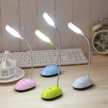 Nova Lâmpada de Tabela Para Estudo de Lâmpada de Mesa LED Dimmiable Mini Mesa Lanterna Bonito Flexo Luz do Livro Office Smart luz de Leitura
