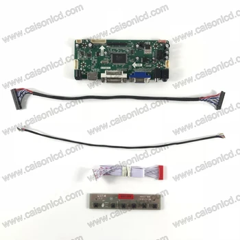NT68676 LCD controlador de placa de suporte DVI+VGA+de ÁUDIO para o painel de LCD de 12,1 polegadas com resolução de 1024 X 600 modelo LCD de fácil reparação frete grátis