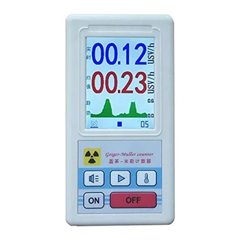 Nuclear Detector de Radiação, BR-6 Tipo de Contador Geiger, LCD Radioativos Testador, Dosímetro de Mármore Detector Portátil Medidor de
