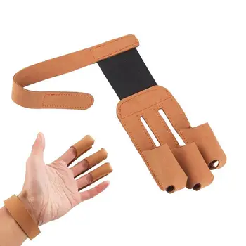 O Arco De Proteção Para Os Dedos 3 Dedos De Proteção Para Adultos De Proteção Luvas De Dedo Protector Para Arco Homens Caçando Luvas De Equipamentos De Proteção