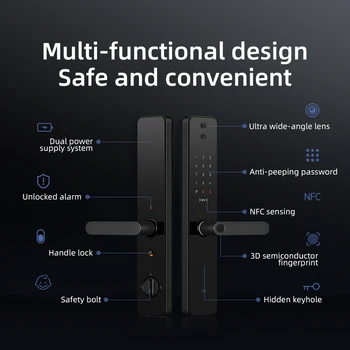 Oklar Mijia Inteligente de impressão digital de Nova Casa de Moda Inteligente de Bloqueio Mihome Smart Door Lock Automático digital Pro S30PRO de Bloqueio