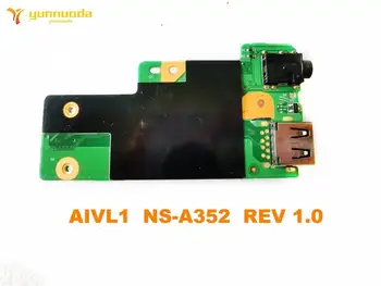 Original para Lenovo Thinkpad L450 USB conector de Áudio de Porta Placa de AIVL1 NS-A352 REV 1.0 testado boa frete grátis
