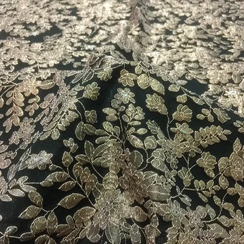 Ouro Seda Jacquard Brocado Tecido Marca Europeia de Design de Moda Primavera Verão, Vestido de Jaqueta de Roupas para Costurar o Medidor