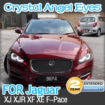 para a Jaguar XJ XJR X351 XF X250 XE X760 F-Ritmo F Ritmo X761 Acessórios do Carro Ultra Brilhante M4 estilo Dia Anjo Olho Luz