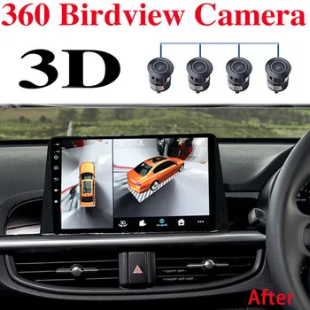 Para a Manhã de KIA Picanto JA 2017~2021 CarPlay 360 BirdView 3D Car Multimedia Acessório GPS de Rádio-Navegação NAVI Player