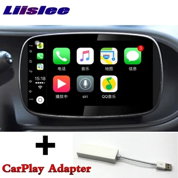 Para a Mercedes Benz MB Para Smart Fortwo W453 C453 A453 2014~2019 Liislee Car Multimedia Player CarPlay NAVI Rádio de Navegação GPS