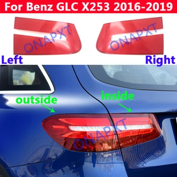 Para o Benz GLC X253 2016-2019 Traseira Taillamp Tampa da Luz da Cauda Caso Lâmpada da lanterna traseira do Abajur Sombra Shell de Volta Lentes