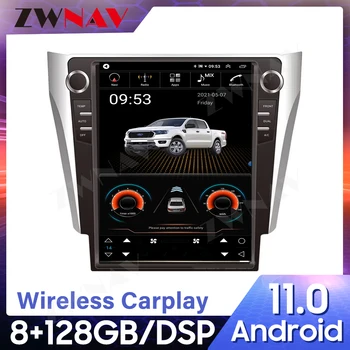 Para Toyota Camry 2012-2015 Tesla Android 11 128G CARPLAY Unidade DSP Carro Player Multimídia GPS Rádio Estéreo de Áudio