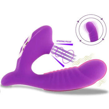 Ponto G Vibrador Vibrador Clítoris Otário Com 10 Poderoso Modos Oral Chupando Os Brinquedos Sexuais Para As Mulheres Estimulador De Clitóris Casais Divertido
