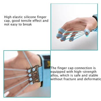 Portátil Dedo Exercitante Dedo De Silicone De Flexão De Extensão Do Dispositivo De Treinamento Prático, Ergonômico Aperto De Mão De Acessórios