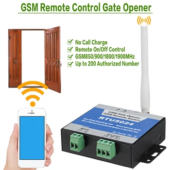 RTU5024 2G GSM Portão de Abertura Remota do Interruptor do Relé de Barreira/Obturador/Porta de Garagem