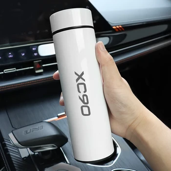 Smart Digital garrafa Térmica Copo Para a Volvo XC90 Inteligente display de temperatura de garrafa de água de isolamento a vácuo thermo garrafa xícara de café