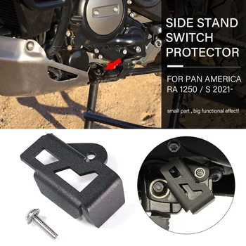 Suporte lateral Interruptor Protetor Para o Pan americana de 1250 S RA1250 PA1250 RA 1250 2021 2022 Acessórios Cavalete de Protecção Tampa