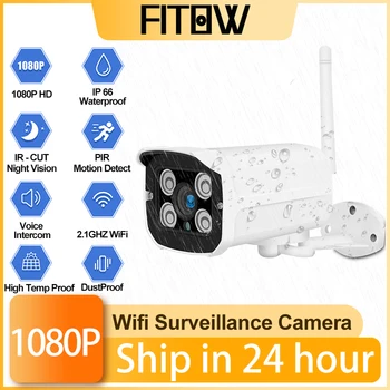 Taida 1080P HD de CCTV sem Fio wi-Fi Home Security Monitor do Bebê de 360° de Visão Noturna da Câmera de Vigilância