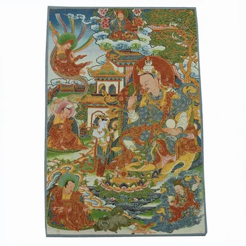 trippy de decoração de quarto de tapeçaria estética do bordado de parede, tapete decoração de quarto de buda Parede tapeçaria Tibete