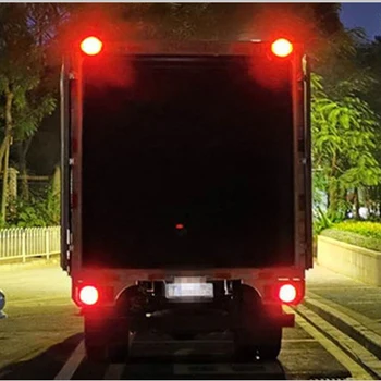 Universal 12V do Carro Caminhões Sinal LED Luz de Advertência de Segurança da Noite de Condução Sinal de volta a Luz de Advertência Auto Exterior Acessórios de Decoração