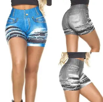 Verão Vintage Jean Shorts Com Bolsos Fraca E Angustiada 2021 Nova Mulher Casual Buraco Quente Short Jeans