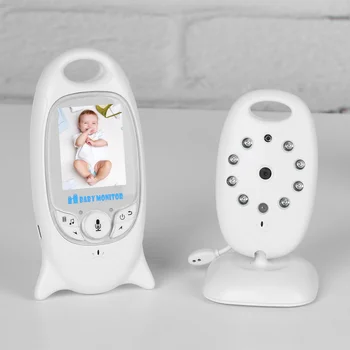 Vídeo de Cor do Monitor do Bebê de Alta Resolução Bebê, Babá Segurança Câmera de Visão Noturna Dispositivo de Monitoramento de Temperatura frete Grátis