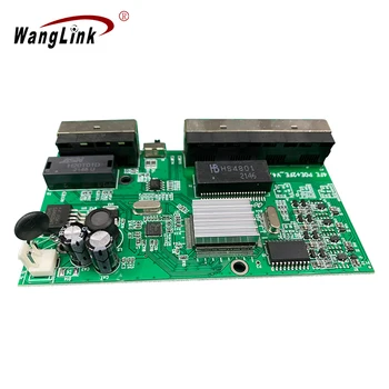 Wanglink 4FE POE + 2 FE Uplink de 10/100Mbps Switch POE Placa do PWB Apenas para CCTV Sistema de Câmera/Wireless AP