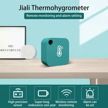 Wifi, Sensor De Temperatura De Monitoramento Sem Fio Bluetooth Do Higrómetro Do Termômetro De Monitor Remoto, Alertando App Para Frigorífico